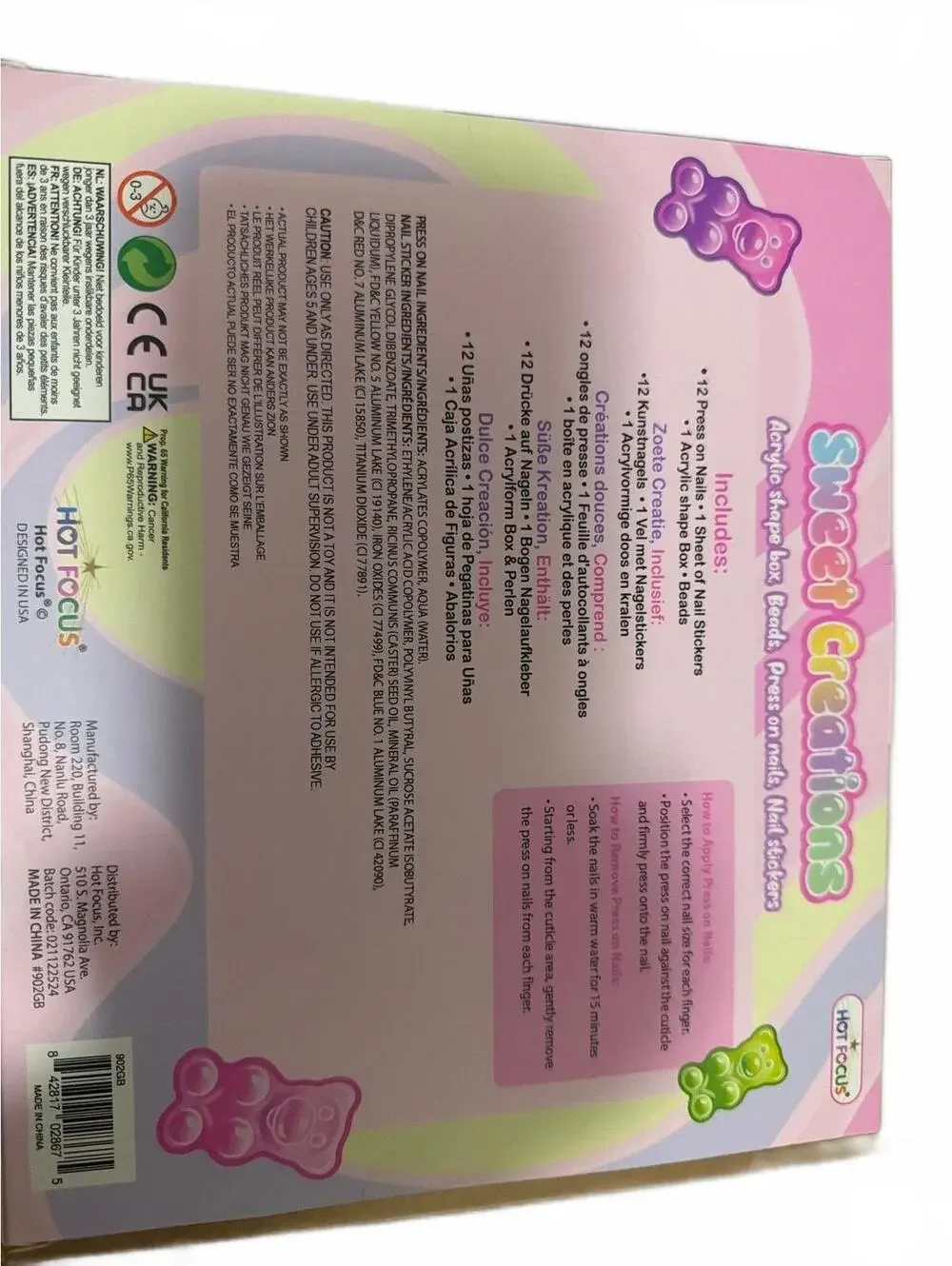 Sweet Creations Beading Kit for Kids with Nail Stickers and Jewelry Supplies